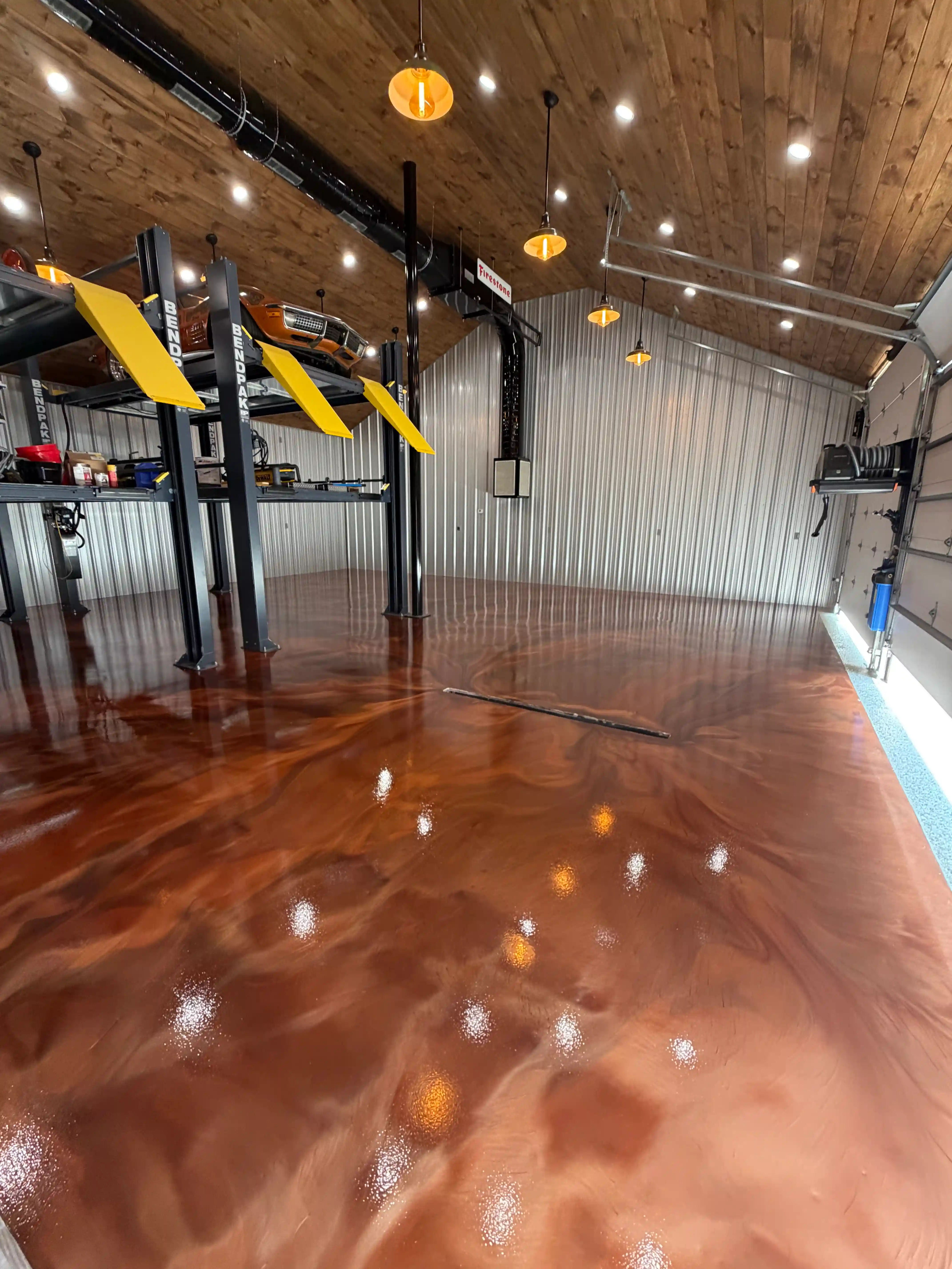 Metallic Epoxy Designs
